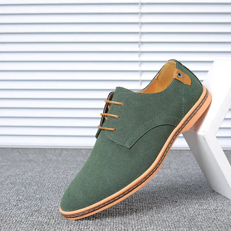 Top Quality Brown Oxford Shoes Men Derby Loafers Big Size 47 48 Casual Men Shoes Business Man Sneaker Yellow Dress Shoes Fashion